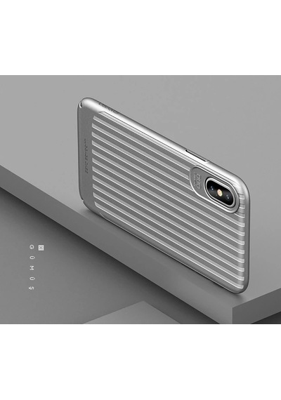 Usams iPhone Uyumlu X Xs Ultra Slim Fit Premium Koruma Pc Kılıf- 5775 Altın