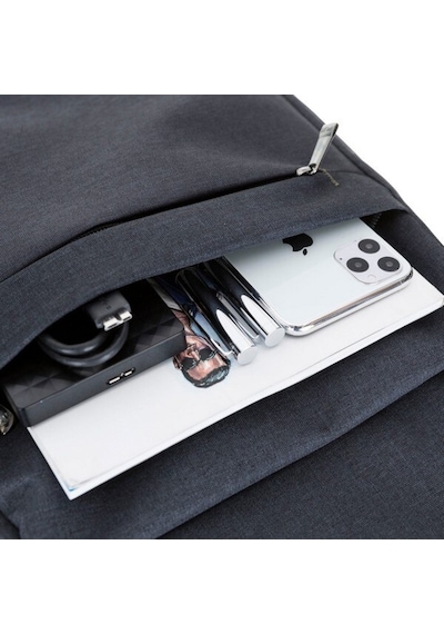 Plm Seitek Notebook Sırt Çantası 17 Koyu Gri