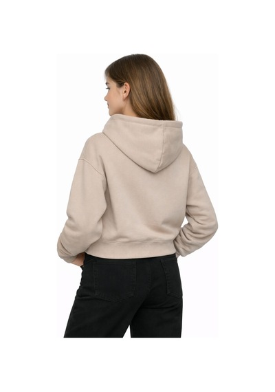 Kız Çocuk Kapüşonlu Sweatshirt Bgl-st05274 Taş