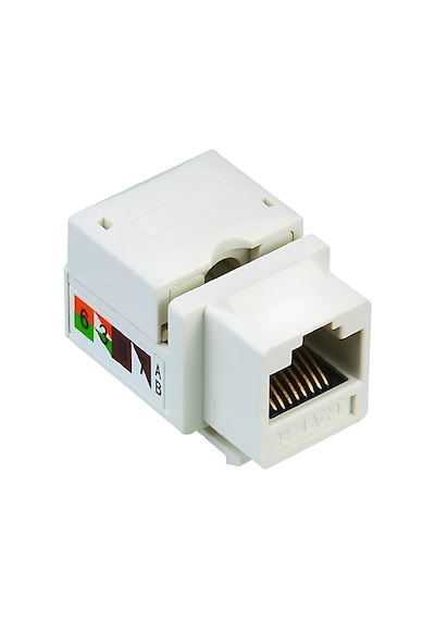 Mn90d Cat6 Utp Rj45 90 Keystone Jack 8p8c Şase Ethernet Ağ Prizi Modülü 250 Mhz-2 Adet