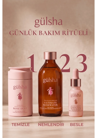Gülsha Tam Gül Suyu 50 ML