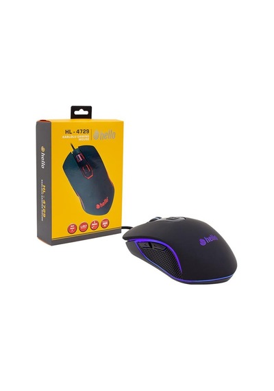 Hello Hl-4729 Kablolu Oyuncu Gaming Mouse Belirtilmemiş