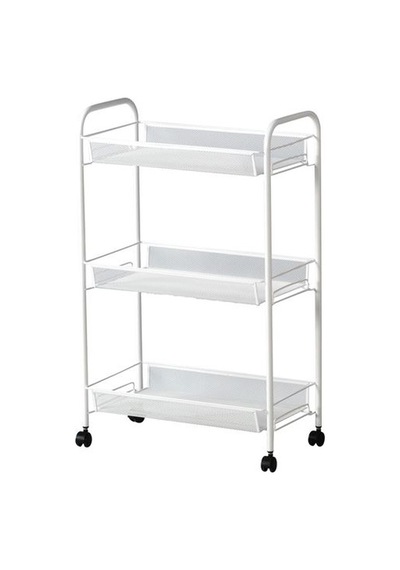 Ikea Hornavan Servis Arabası, Beyaz, 26x48x77 Cm