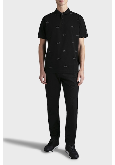 Paul & Shark Erkek Polo Yaka T Shirt 23411252 011 Siyah SIYAH Siyah