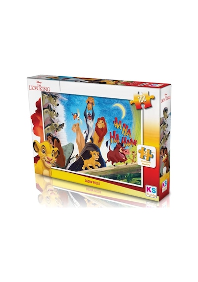 Ks Puzzle 100 Parça Lion King Aslan Kral