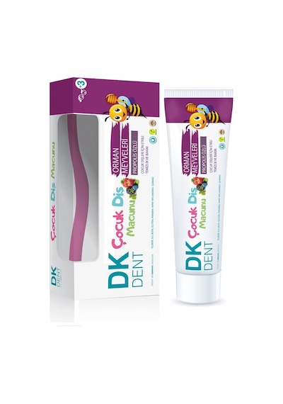 Dermokil DK Dent Orman Meyveleri Aromalı ve Propolis Özlü Çocuk Diş Macunu 50 ML + Diş Fırçası