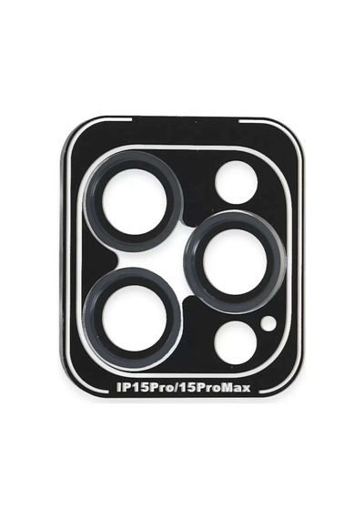 İphone 15 Pro Max Pvd Metal Kamera Lens - Lacivert Diğer