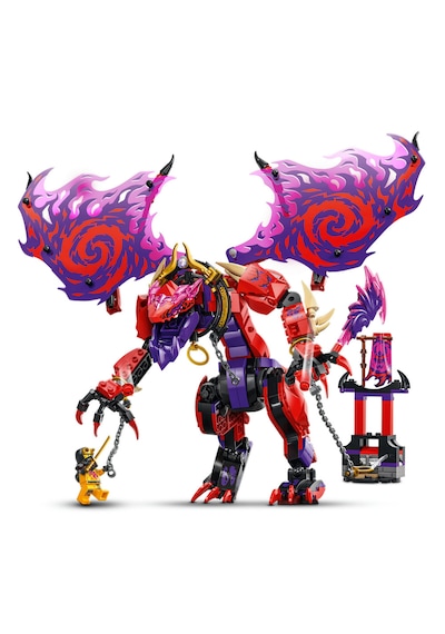 LEGO® NINJAGO® Thunderfang Kaos Ejderhası 71832 - 8 Yaş ve Üzeri Çocuklar için 6 Ninja Minifigürü İçeren Yaratıcı Oyuncak Yapım Seti (668 Parça)
