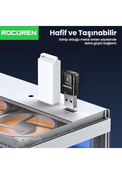 650 Mbps 2.4 &amp 5ghz Dual Band Usb Wifi Adaptör