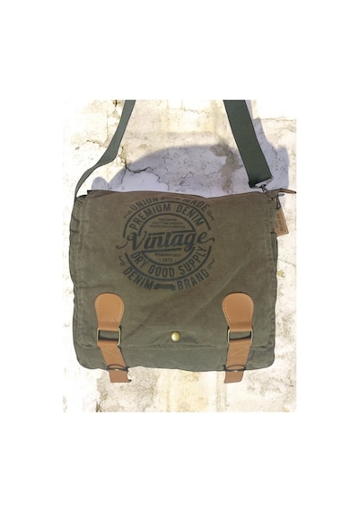 Old Cotton Cargo Vintage Salaş Kaliteli Unisex Günlük Gezi Kamp Okul Postacı Omuz Çantası San Diego 32 Cm X 25 Cm Haki - Siyah Old Cotton Cargo Vintage Salaş Kaliteli Unisex Günlük Gezi Kamp Okul Postacı Omuz Çantası San Diego 32 Cm X 25 Cm Haki - Siyah