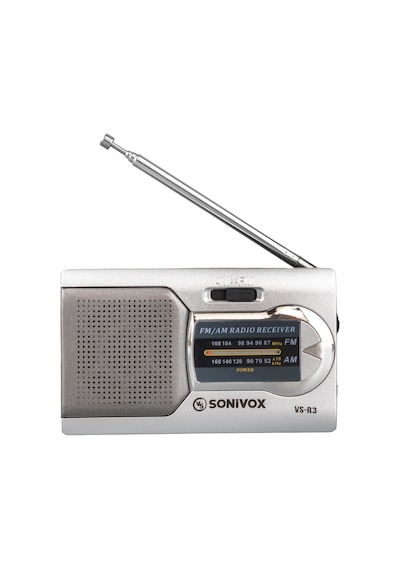 Sonivox VS-R3 Mini FM Radyo Gümüş
