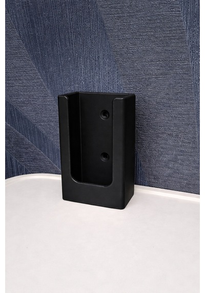 Duvara Monte Kumanda Tutacağı 5,5x3 Cm İç Ölçü -2 Adet-yapışkanlı Tv, Klima Kumandası Aparatı. Siyah - 825421921 Siyah
