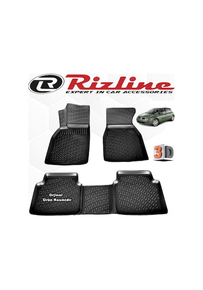 Rizline Renault Megane 2 Hb 3D Paspas Havuzlu 2004-2010 Arası