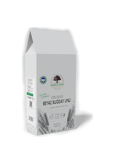 Organik Beyaz Buğday Unu 1kg 1 KG