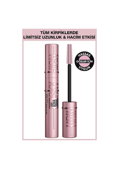 Maybelline New York Sky High Maskara + Sky High Rose Gold Maskara Süper İkili Set