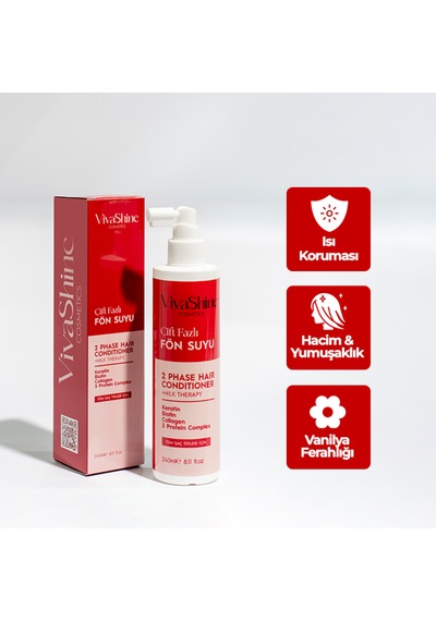 Vivashine Çift Fazlı Fön Suyu 240 ML