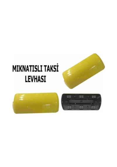 Taksi Levhası Işıklı Mıknatıslı Sarı Yazısız Model