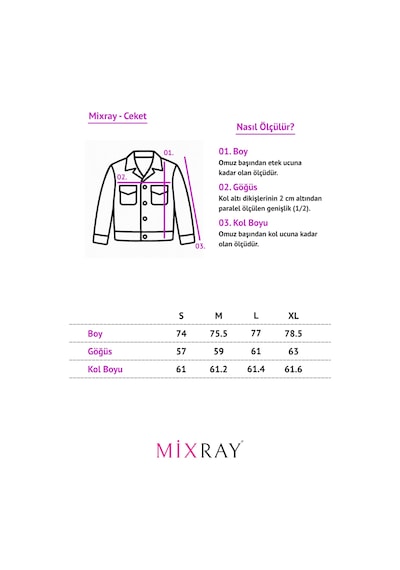 Mixray 4516 Kadın Bezayağı Blazer Ceket Bordo
