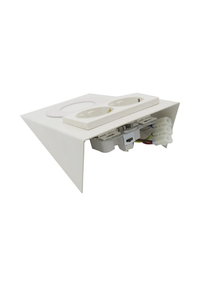 Prizli Beyaz Tezgah Altı Led Spot Armatür 3W 220V Beyaz Işık