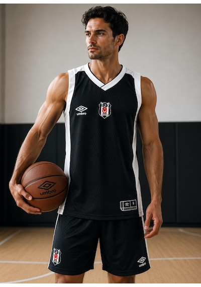 Beşiktaş Umbro Erkek Basketbol Forması Siyah