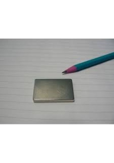 40 X 25 X 5 Mm Köşeli Neodyum Mıknatıs - 2 Adet