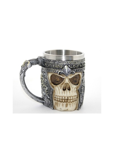 10 Adet Şovalye Kupa Bardak Paslanmaz Çelik, 12 X 14 Cm Ölçülerinde, Kupa Mug Cup