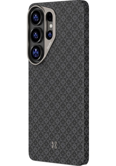 Galaxy Uyumlu S26 Ultra Uyumlu Kılıf M-safe Özellikli Benks Armorair Armorgrid Serisi Kevlar Kapak Siyah Siyah