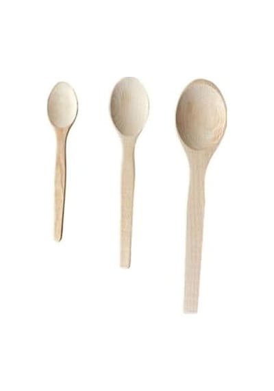 Ayrex Mobilreyon 3 Parça Ahşap Kaşık Seti, 20-23 - 27 Cm Boylarında 3 Adet Tahta Kaşık