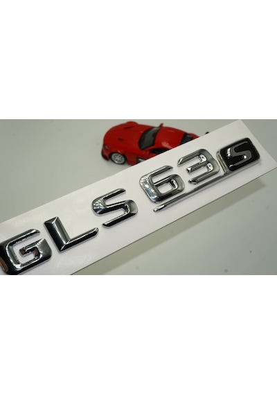 Benz GLS 63S Bagaj Krom Metal 3M 3D Yazı Logo
