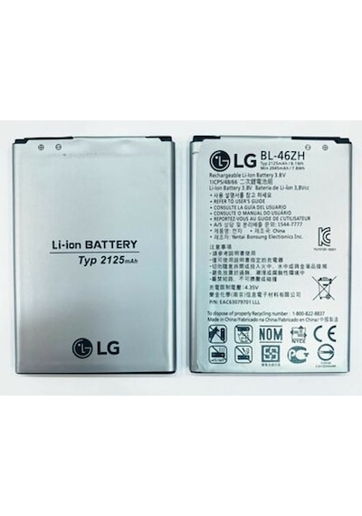 LG Uyumlu K8 Batarya Pil Bl 46Zh Batarya