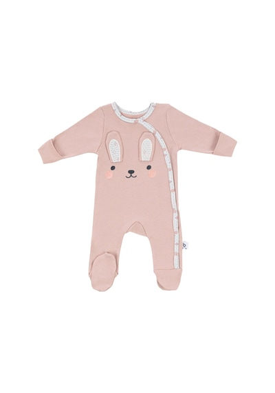 Gezenbebe Hero Uzun Kollu Nakışlı Bebek Tulumu 001