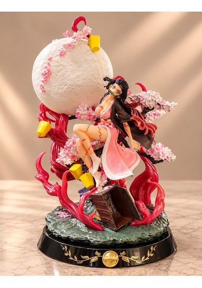 Özel Üretim Doğumgünü Çocuk Demon Slayer Nezuko Kamado Anime Figürü 31 Cm
