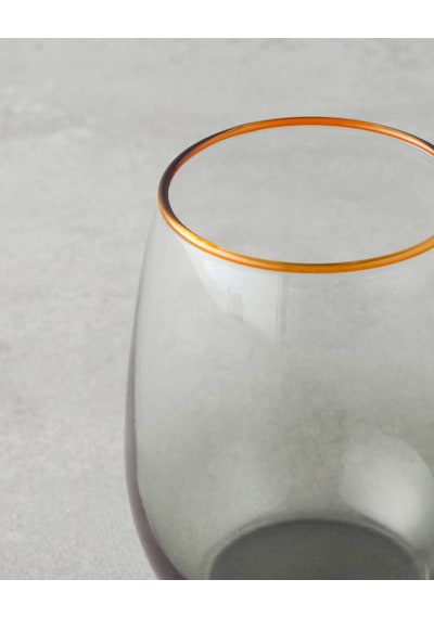 Citrus Cam 3'lü Bardak 350 Ml Amber-yeşil Amber-yeşil