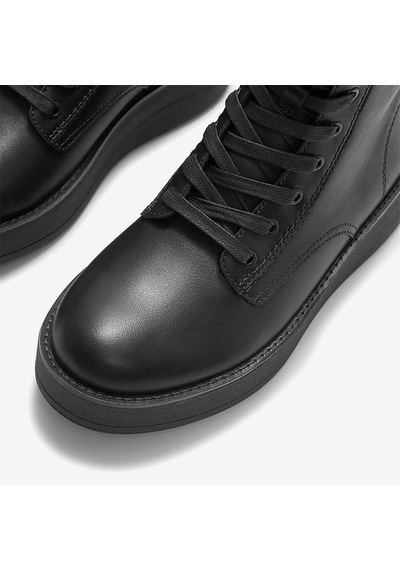 001 Black Bot Kadın Aax-001 Fitflop Gen-ff Roam Leather Lace Up Boots