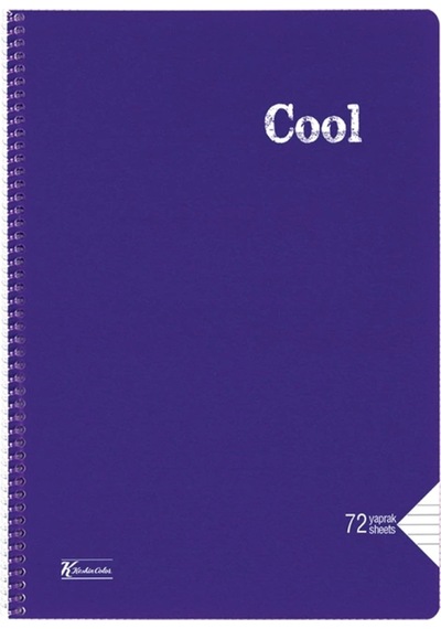 Keskin Cool Pp Kapak Spiralli Defter A4 72 Yp. Çizgili