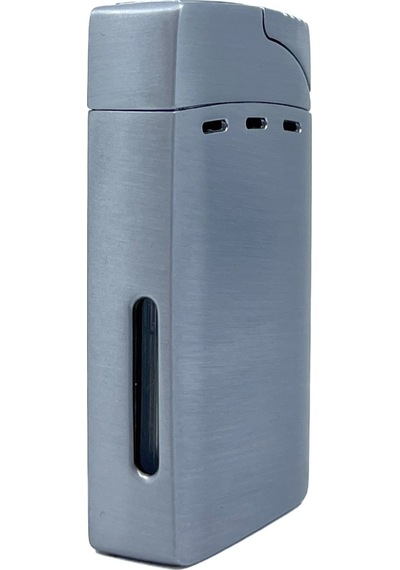Parmida Gunmetal 3 Ü 1 Arada Lüks Metal Puro Çakmağı Entegre Punch Delici Gri