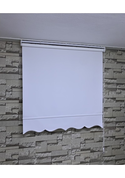 Beyaz Renk Mat Stor Perde Alüminyum Kasa Tüm Ölçülerde