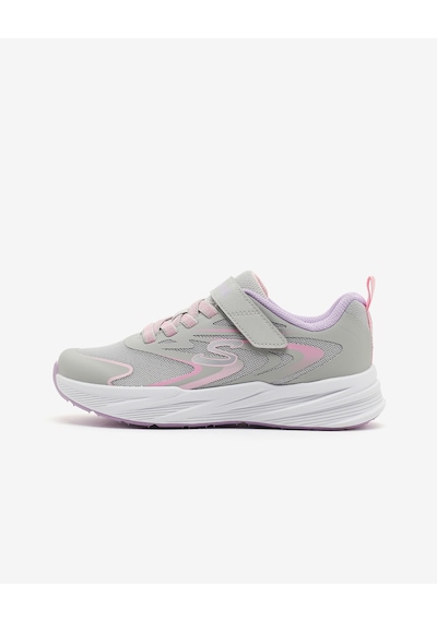 Skechers Mıcrospec Tread Büyük Kız Çocuk Açık Gri/çok Renkli Spor Ayakkabı 303882l Lgmt