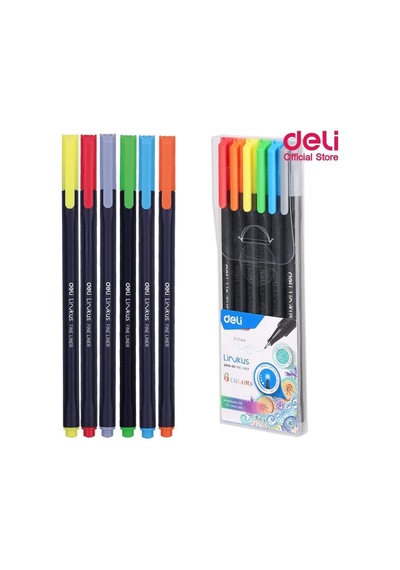 Pigment Liner 0,45mm 6'lı Kutu Çok Renkli
