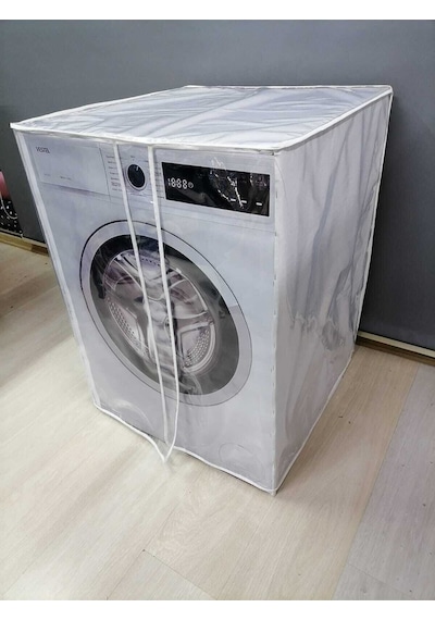 Şeffaf Pvc Çamaşır Makinesi Örtüsü Su Geçirmez, Dayanıklı Ve Su Ve Toza Karşı Koruyucu