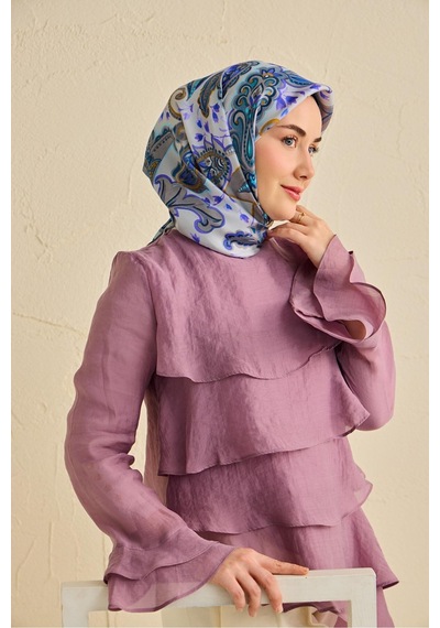 Silk Home Twill İpek Eşarp 11504-14 Gri
