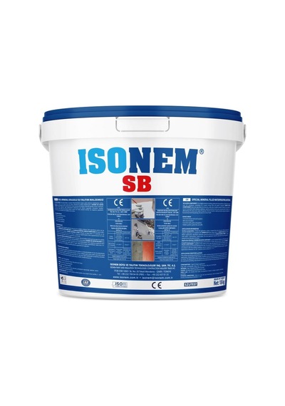 İsonem Sb Özel Mineral Dolgulu Su Yalıtımı 18 Kg Beyaz