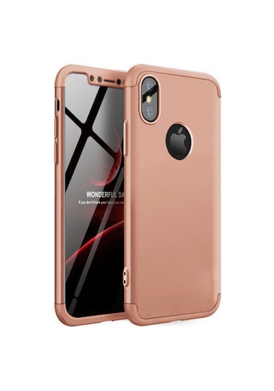 Apple Uyumlu iPhone X Xs Kılıf 3 Parçalı 360 Tam Korumalı Gkk Kapak