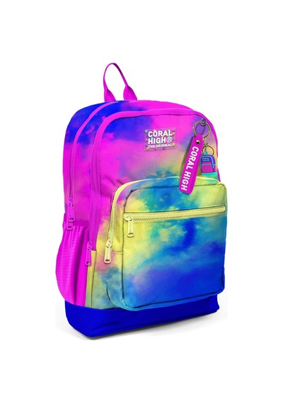 Coral High Kids Renkli Batik Desenli Okul Sırt Çantası 23757