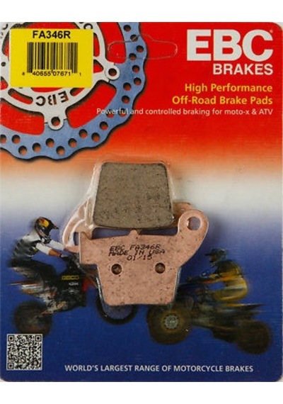 Honda Crf 450 R Arka Fren Balatası Ebc Fa346R Sinterli Balata