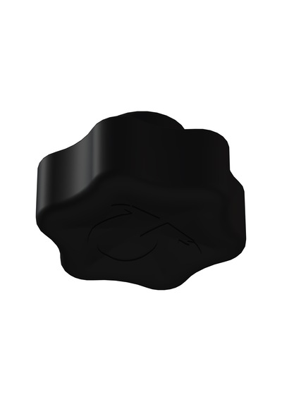 Cateksss Çap: 30 Mm Sıkma M8 Burçlu Polyemid Siyah - 20 Li Paket