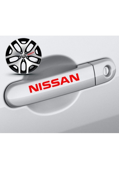 Nissan Kapı Kolu Sport Sticker Yapıştırma 8 Adet