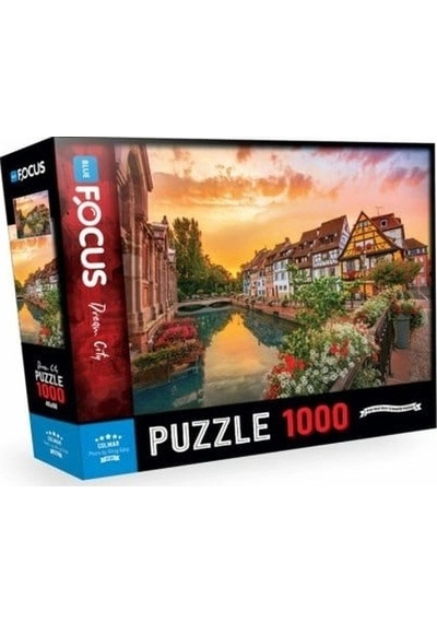Colma Puzzle 1000 Parça Mavi Lale