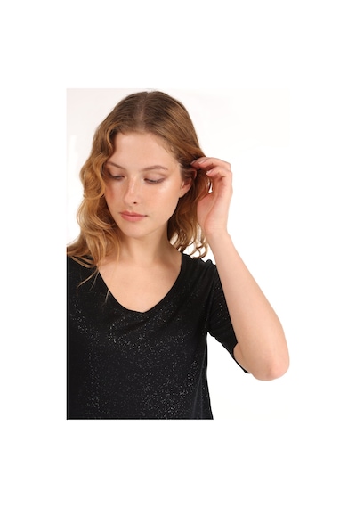 Colins Siyah Kadın Tshirt K.kol Cl1065178 Q1.v2 Blk 001