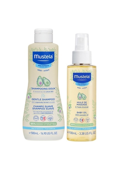 Mustela Bebe Masaj Yağı 100ml - Mustela Gentle Şampuan 500ml